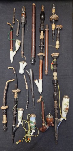 Alte pfeifen sammlung - alte,