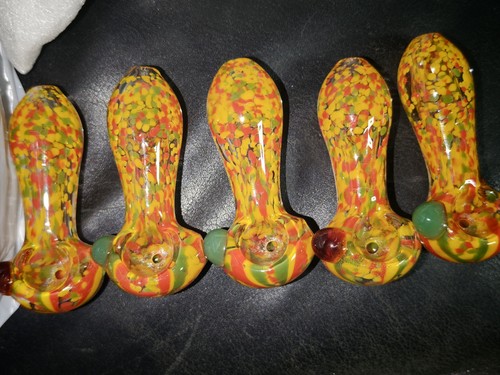 5er set glaspfeifen spoon - glaspfeifen,