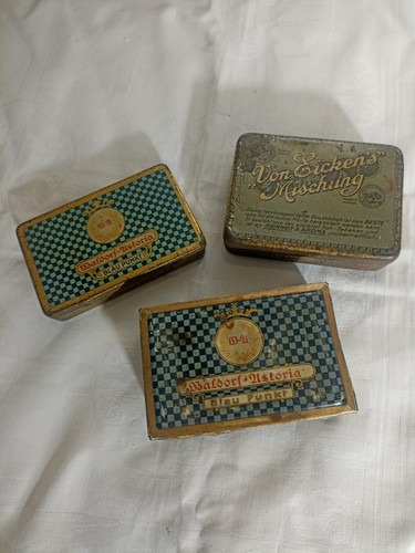 Konvolut antike blechdosen - 3x,