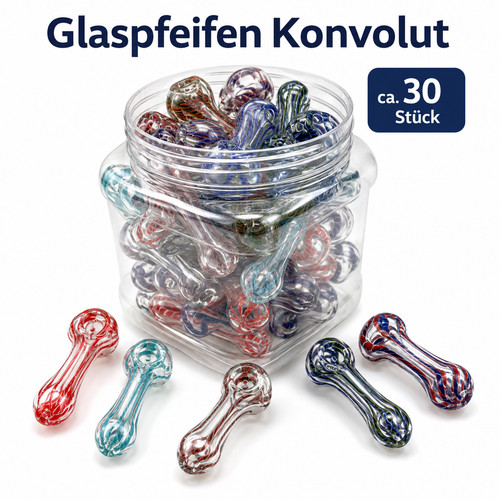 Glaspfeifen konvolut 30 - glaspfeifen,